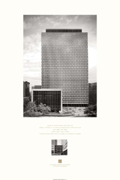 poster of Jacob K. Javits Federal Building & James L. Watson U.S. Court of International Trade Building, New York, New York