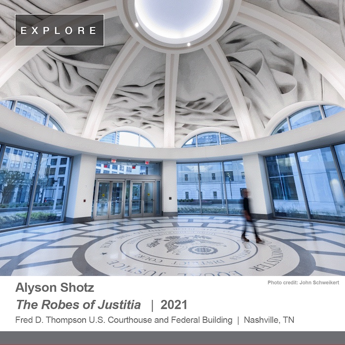 Alyson Shotz The Robes of Justitia | 2021
