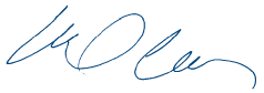 Signature of Michael Casella, Chief Financial Officer of GSA