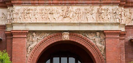 Archway at the National Building Museum, also knows as the U.S. Pension Building