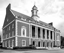 Exterior:  U.S. Post Office and Courthouse, New Bern, North Carolina