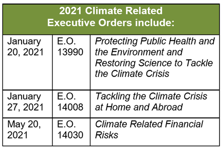 Climate EOs