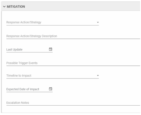 Screenshot of the Escalation Notes