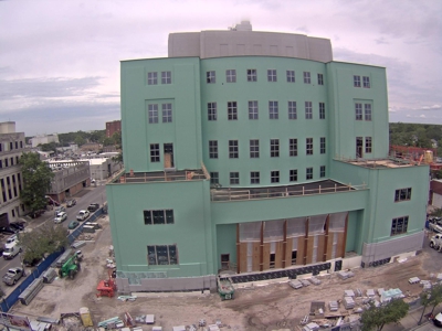 Construction of courthouse