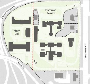 map of potomac hill campus