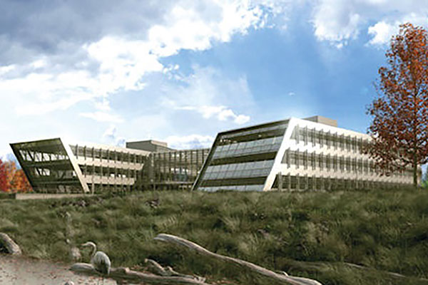 Image of a building with large and lightweight windows