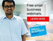 Image reads - Free small business webinars - Clic