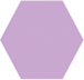 Purple hexagon shape