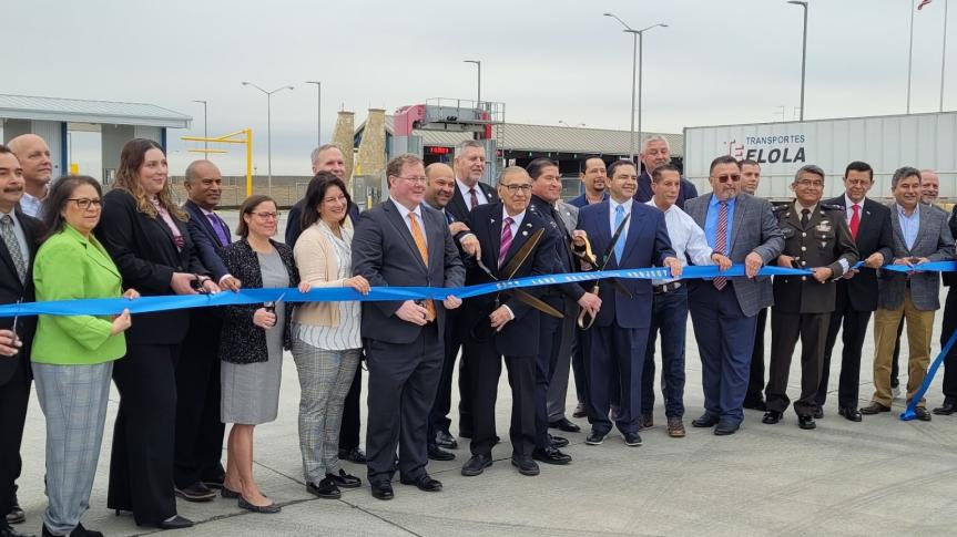 Jason at Cutting Ribbon at World Trade