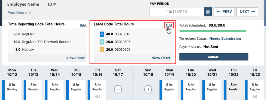 timeleave labor code total hours