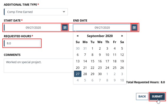 Employee timesheet amend 8