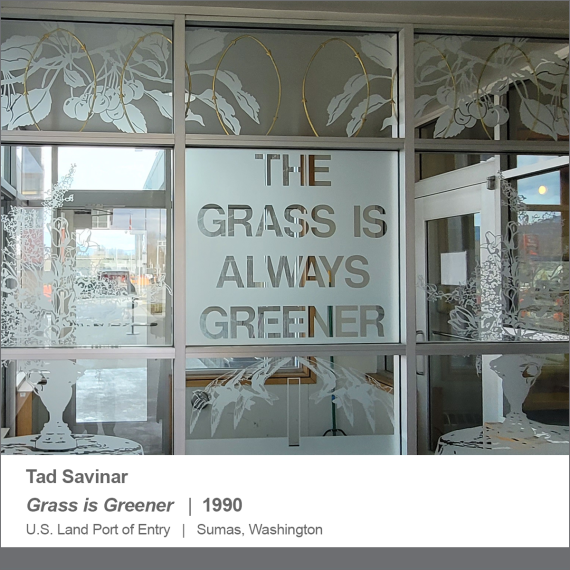 Art in Architecture: Grass is Greener | Tad Savinar
