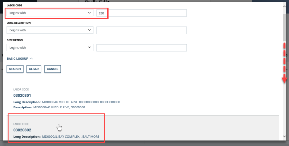 Timeleave - scroll bar on far right hand