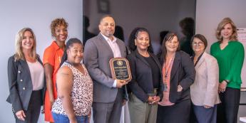 The Blacks In Government Award was presented to Region 8 leadership and Black Employee Program members