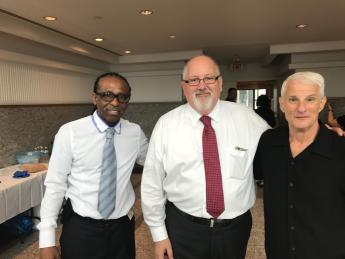 Pictured left to right, Jake Richardson, Frank Santella, Barry Bair, going back over 25 years.
