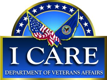 The Department of Veterans Affairs ICARE Award logo
