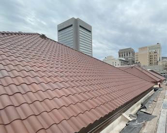 Lewis F. Powell U.S. Courthouse roof nears completion