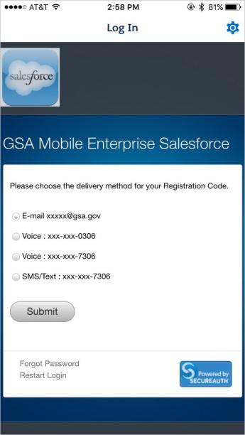 Screenshot of step 5 for salesforce login