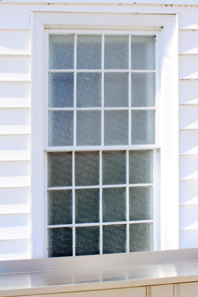 a white window