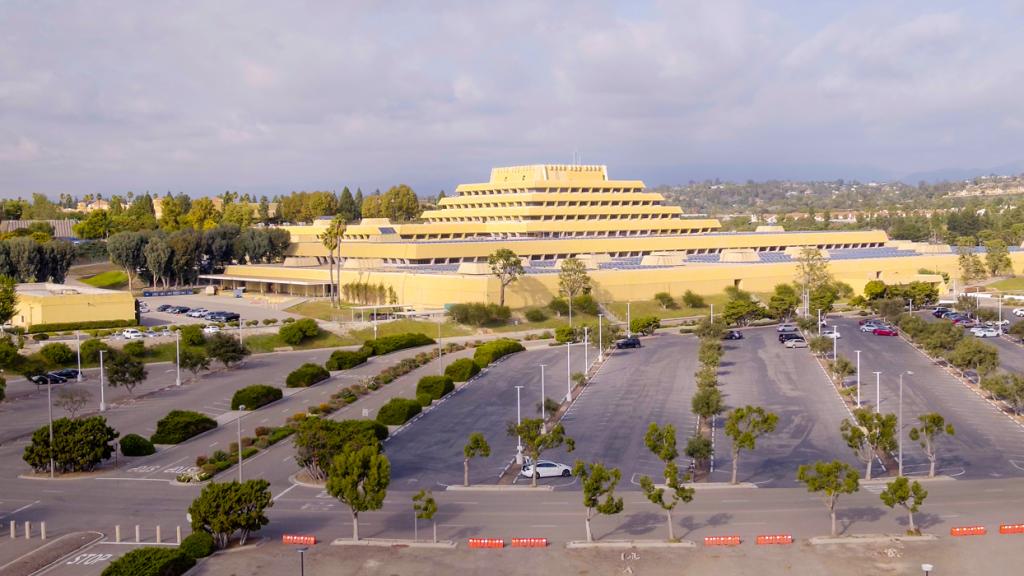 Chet Holifield Federal Building Aerial Northeast 