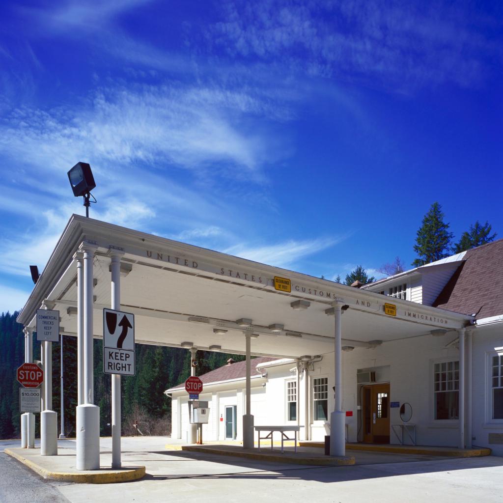 Photo of Metaline Falls U.S. Border Station