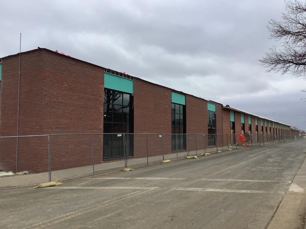 DFC Building 48 west side windows