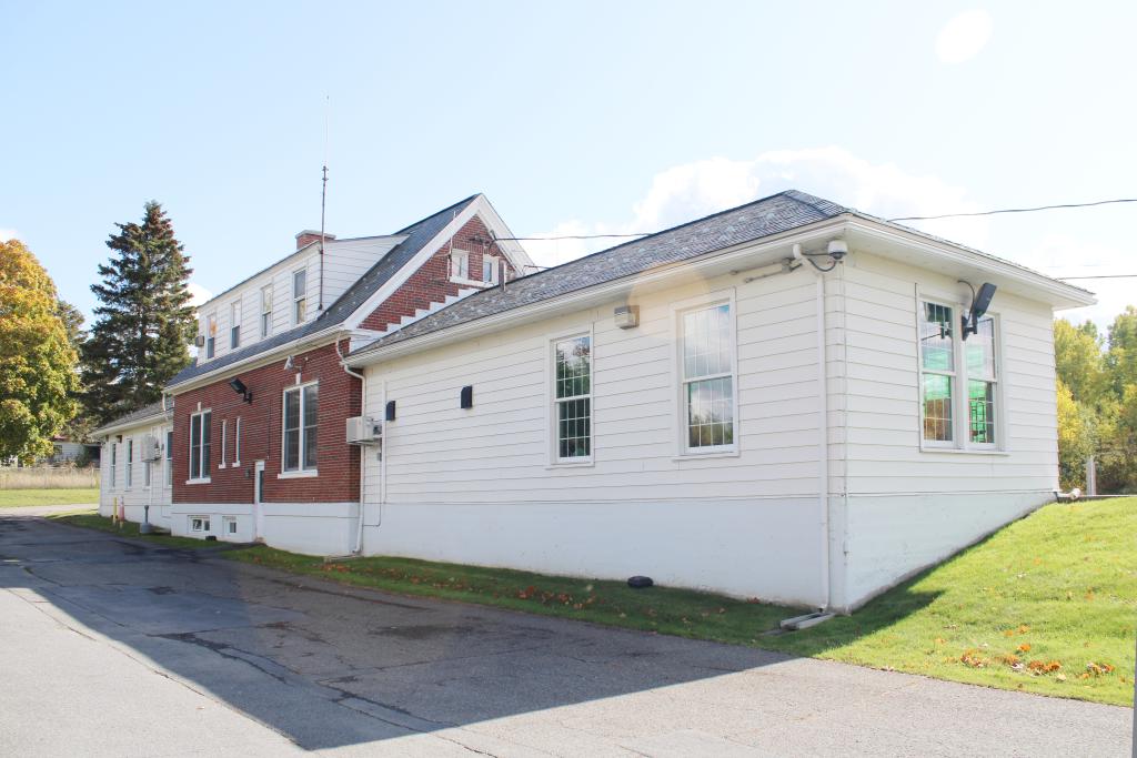 Fort fairfield colorful view from rear of facility
