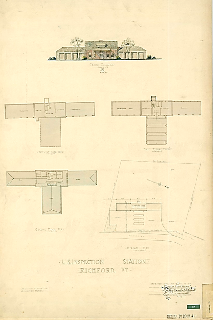 richford lpoe cabinet sketch main site plan with front elevation