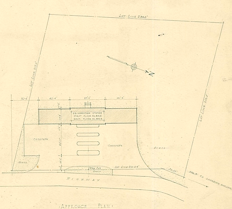 richford lpoe cabinet sketch 1932 site plan