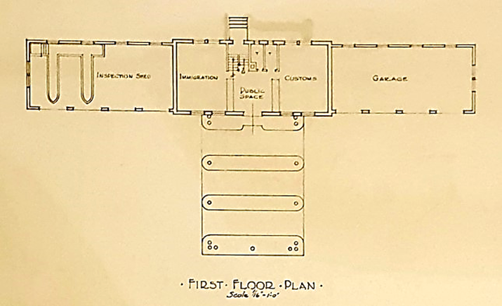 CG LPOE 1931 floor plan from 1931 first floor