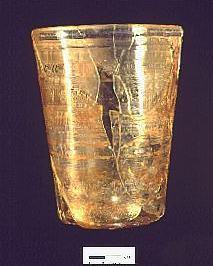 The Hoffman Assemblage unusual Lynn-decorated tumbler, late-18th century