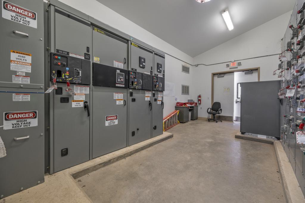 Electrical Room at Cliffside Helium Facility