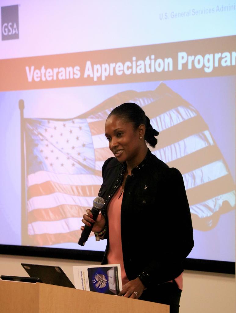 Rachel Wesley, Lead Financial Management Analyst, provided some remarks on reflection and remembrance for the GSA Veterans Progr
