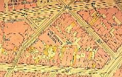 Block 160 as it appears in Bromley's 1902 insurance map