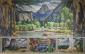 David McCosh, Themes of the National Parks (Yosemite National Park), oil on canvas, 1940.